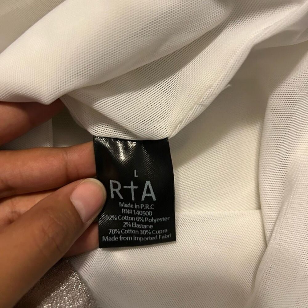 RTA Naomi Dress in Sound Silver - Picture 8 of 8